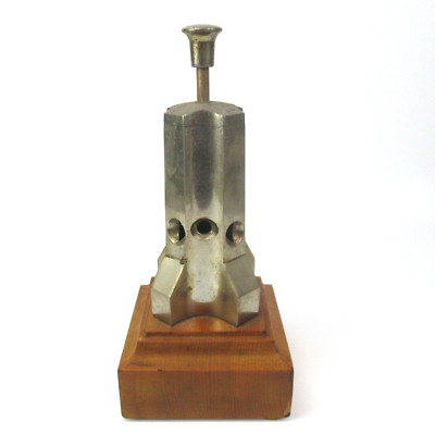 ALHÖSO Solingen Art Deco Multi-Zigarrenabschneider Holzsockel 30er Jahre D.R.G.M
