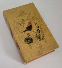 Bird Book Box Decorative 5 X 8.25"