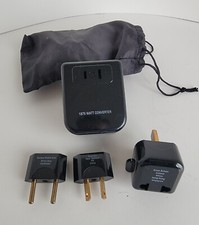 4 Piece International Travel Adaptor Converter Plugin Plug Set