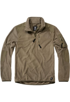 Brandit Fleece Jacket For Men Camping Leisure Olive
