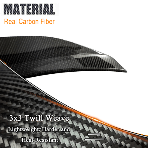 DRY Carbon Spoiler Posteriore Ala Labbro Adatto per BMW M4 F82 Coupe 2014-2019 - Foto 8 di 11