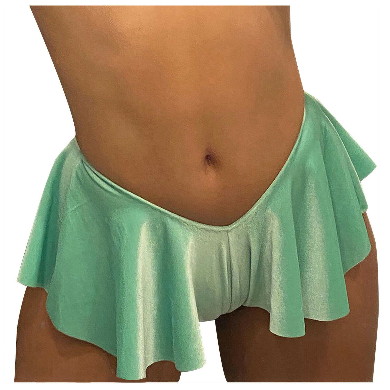 Fashion Women Pure Color Loose Short Skirt Casual Hem Short Skirt 