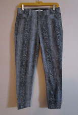 Code Bleu Womens 4P Snake Print Pants Skinny ...