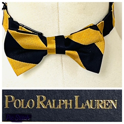 POLO Ralph Lauren, Boys 8-20, Adjustable Pre-Tied Bow Tie, SILK, Italy NWT