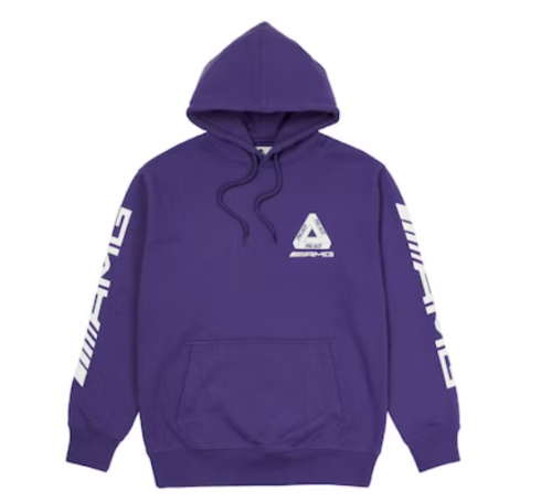 Palace x AMG 1.0 Purple Hoodie Sz XL SS21 - Picture 1 of 6