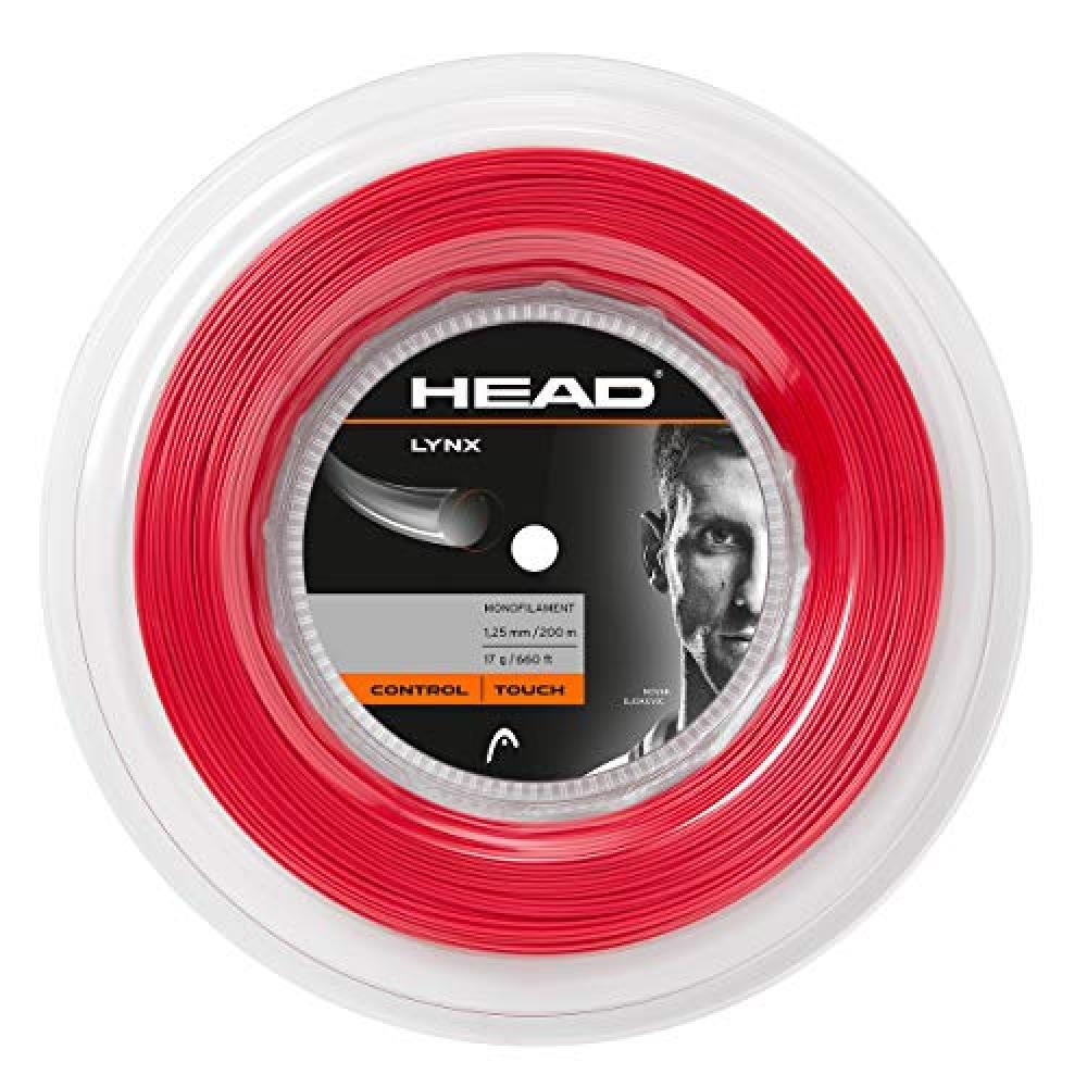 (TG. 16) HEAD Lynx Rolle, Corda da Tennis Unisex-Adulto, Colore: Rosso, 16 - NUO