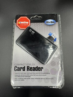 Inkstop Compact USB 2.0 Card Reader 59 In One