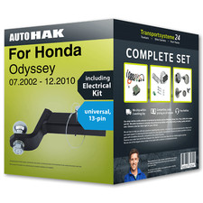 Towbar fixed for HONDA Odyssey 2002-2010 + 13pin universal electrical-kit NEW