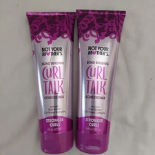 2 Not your Mother's Bond building Curl Talk Conditioner dual action 8 oz