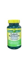 Spring Valley-Probiotic Multi-Enzyme, 200c. Exp:05/2026 Or Later