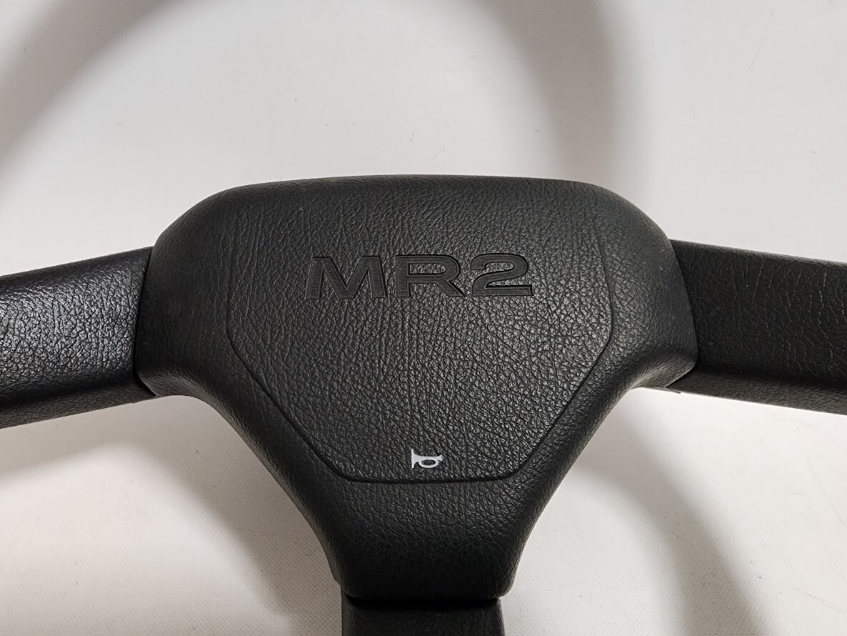 TOYOTA mr2 aw11 MR-2 純正レザー　ステアリング　極上品 美品 Toyota MR2 MR-2 AW11 Late Model Genuine Steering Wheel | eBay