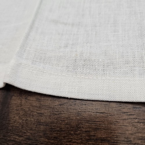 Vintage White Linen Napkins Set Of 6 - Picture 9 of 10