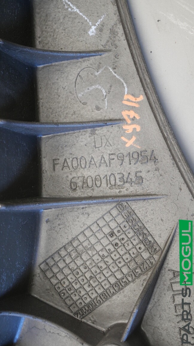 2014-2024 MASERATI QUATTROPORTE REAR RIGHT QUARTER TRIM COVER OEM 670010345