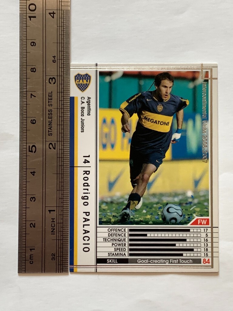 Rodrigo Palacio WCCF PANINI soccer card Japan sports 014/384 2007