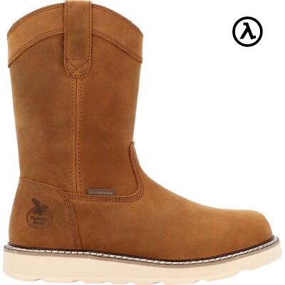 GEORGIA BOOT CORE 37 10'' WATERPROOF PULL ON WEDGE BOOTS GB00666 - ALL SIZES NEW