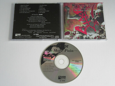 DOOM / no more pain 89年盤 DOOM No More Pain CD 1989 MEGA RARE OOP THRASH ORIGINAL 1st