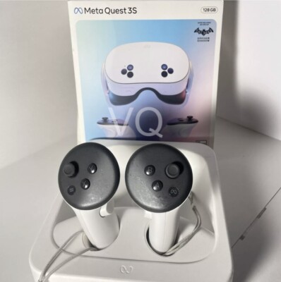 Meta Quest 3 / 3S Touch Plus Controllers PAIR - Left & Right. Tested! Rare Usage