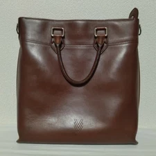 Excellent Condition Louis Vuitton Cure Ombre Cab Tote Bag Brown Leather M42156