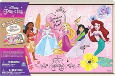 Disney Princess Puzzles 24 Pieces Pack Spin Master Games 7Pack Jigsaw Girls Kids