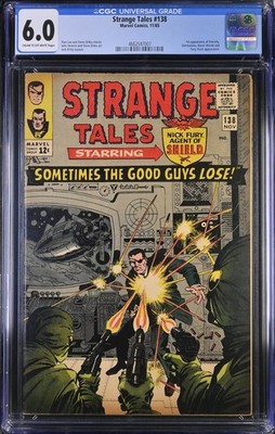 Strange Tales #138 Jack Kirby Cover CGC 6.0 Cream OW
