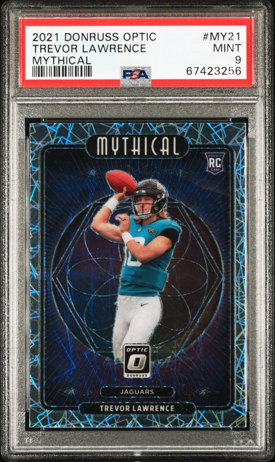 2021 Donruss Optic Trevor Lawrence Mythical RC #MY-21 Jaguars