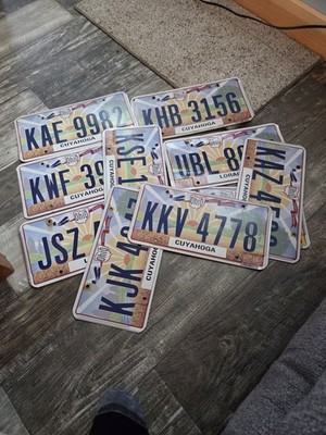 Ohio 2020s Air Planes LICENSE PLATE  Lot Of 10 Expired Over 5 Years 