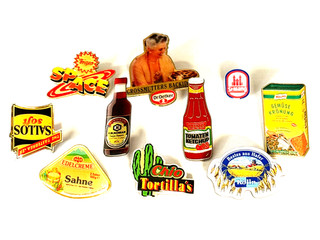 Pins Bundle 10 Old Different Household / Food Pins From Collection