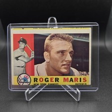 ROGER MARIS 1960 Topps Baseball #377 New York Yankees