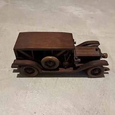 Vintage Model Wood Car 1935 Auburn 851 SC Wooden Art
