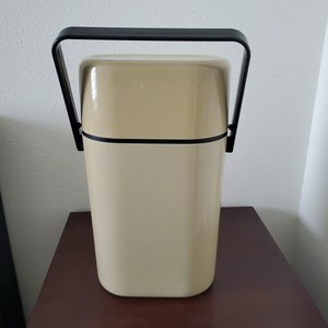 Vintage BEIGE DECOR Double Bottle Insulated Wine Cooler Carrier No Ice Pack