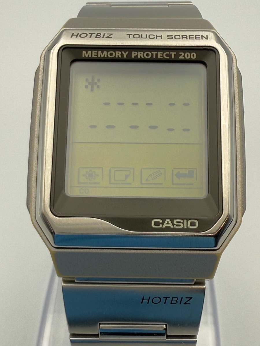CASIO Hotbiz VDB-2100 Touch Screen Memory Protect 200 Quartz Watch