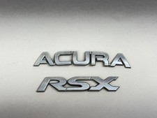 2002-2006 Acura Rsx Rear Hatch Emblem Trunk Chrome Oem 2002-2006 Acura Rsx Rear Hatch Emblem Trunk Chrome Oem