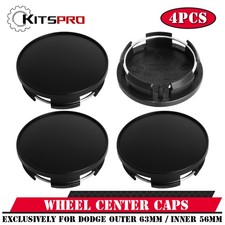 Kitspro For Dodge Ram 6kf18trmaa 2.5inch Wheel Center Caps 63mm 4x Matte Black Kitspro For Dodge Ram 6kf18trmaa 2.5inch Wheel Center Caps 63mm 4x Matte Black