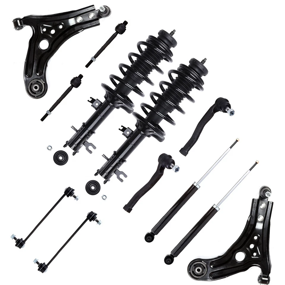 Front Struts Rear Shocks Absorbers Suspension Kit For 2006-2009 Chevrolet Aveo 5 Foto 4 de 4