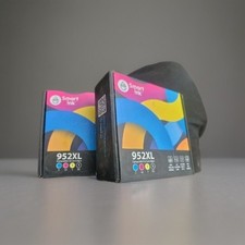 2 packs Of 4 952XL. Hp Compatible Ink Cartridges Cyan, Magenta, Yellow, Black