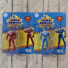 Super Powers McFarlane Toys SUPERMAN RED & SUPERMAN BLUE EE Exclusive Figures