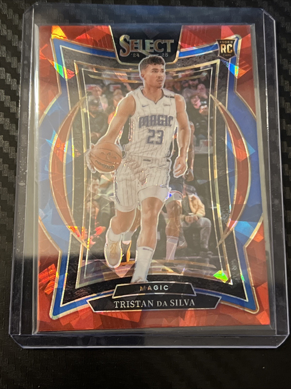 2024-25 Panini Select -Concourse Tristan da Silva #83 Red Cracked Ice Prizm (RC)