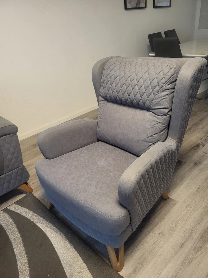 Sofa 3-2-1 mit Schlaffunktion & Couchtisch - Bild 4 von 4