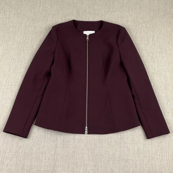 Blazer Femme Hugo Boss Jaftina Bordeaux - Taille S (IT 40), Laine Et Viscose, Neuf Avec étiquettes