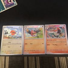 Fletchling 66/88 Fletchinder 13/88 & Talonflame 14/88 Reverse Holo Perfect Order