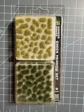 Gamers Grass Green Meadow Set Model Grass Tufts Miniature Terrain Scenery