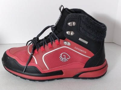 Giesswein Wool Cross X Alpine Men s Waterproof Winter Boots RED Size 40 EU 7 US