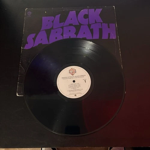 Black Sabbath  Master Of Reality Vinyl Lp BS 2562 1971 Vintage
