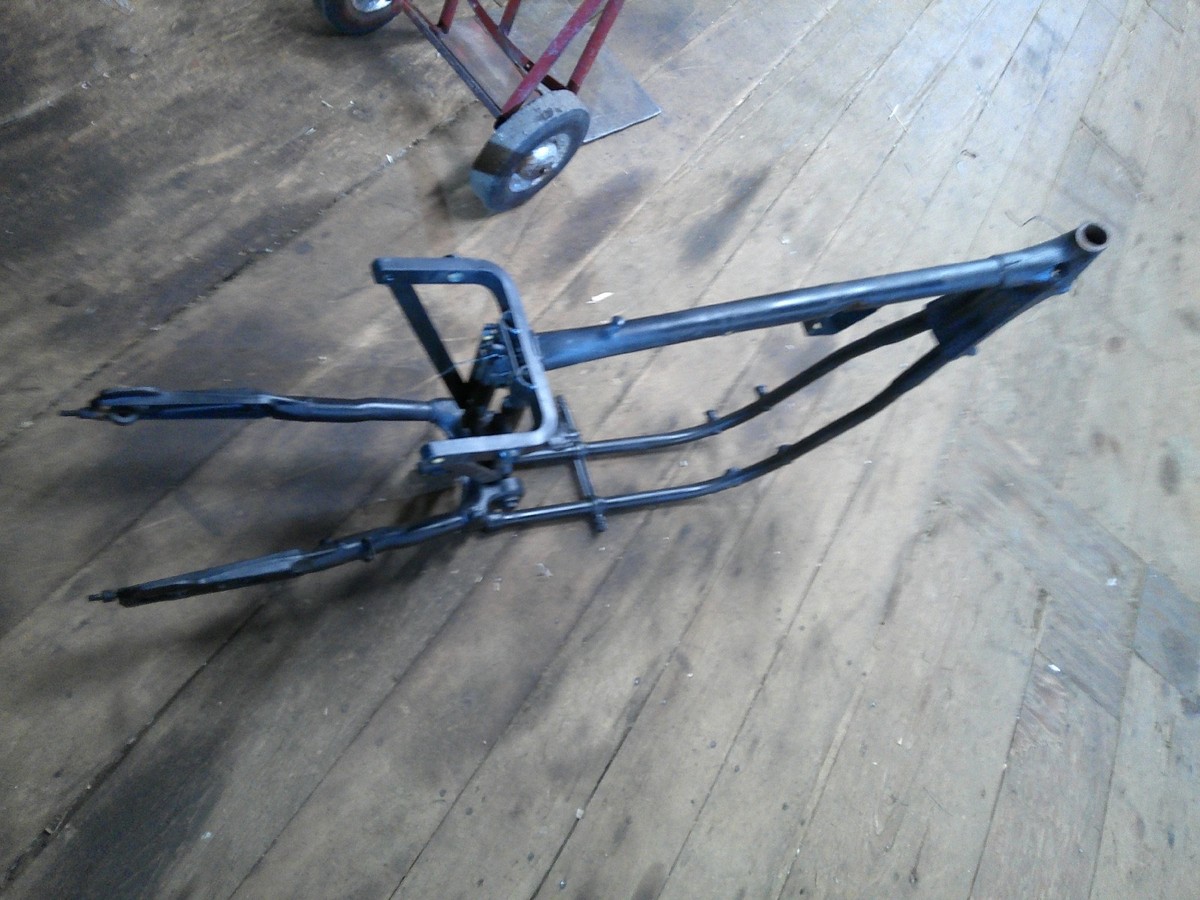 1974 72-76 Harley XLCH 1000 Sportster Ironhead Main Frame Chassis