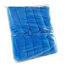 100pcs Disposable Non-woven Shoe Covers Indoors Office Blue Easy Shoe Covers