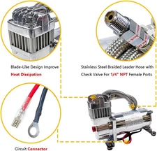 Medium Duty Onboard Air System/Kit 150 PSI Compressor 12V with 2.5 Gallon (9....