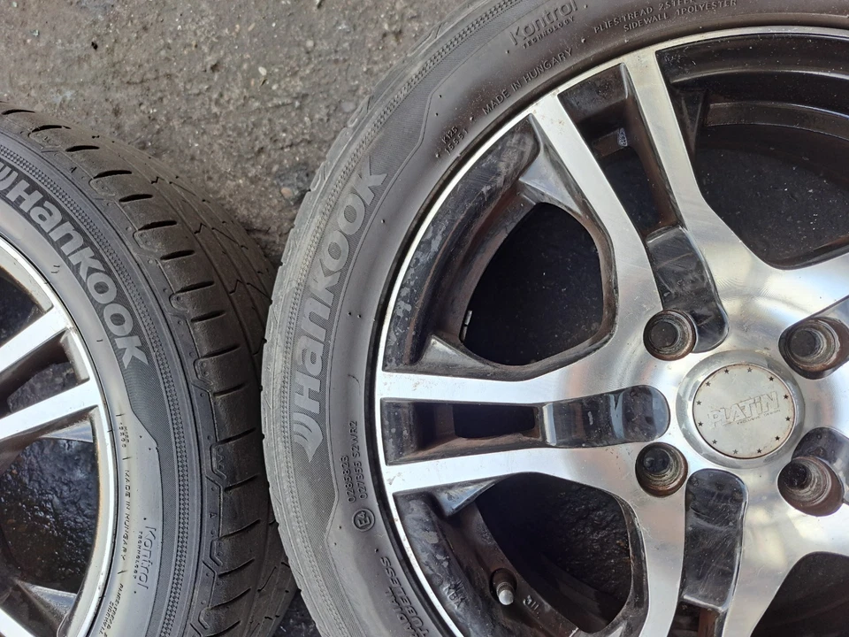 Ford Focus 1 1 Satz Alufelgen mit Hankook Reifen 195/55R15 Dot1216 6Jx15H2 - Bild 2 von 4