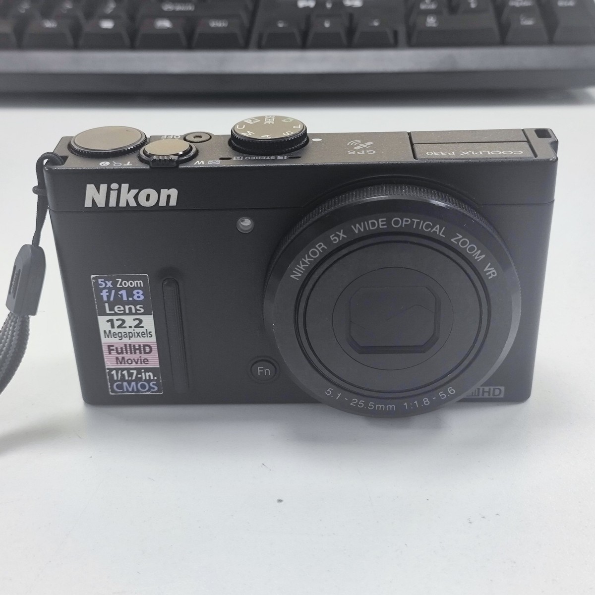 Nikon Coolpix P330 Digital Camera 12.2 MP 5x Optical Zoom English
