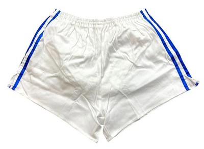 vintage 90s Herren Shorts Gr. M L XL 100% Baumwolle Innenslip Weiß kurze Hose