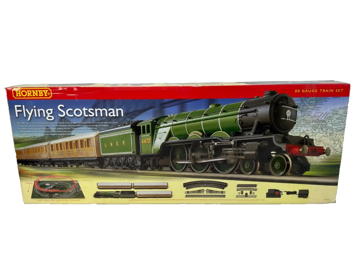 Hornby R1001 LNER Flying Scotsman - Loco & Tender 4-6-2 - Échelle 00 - Excellent état